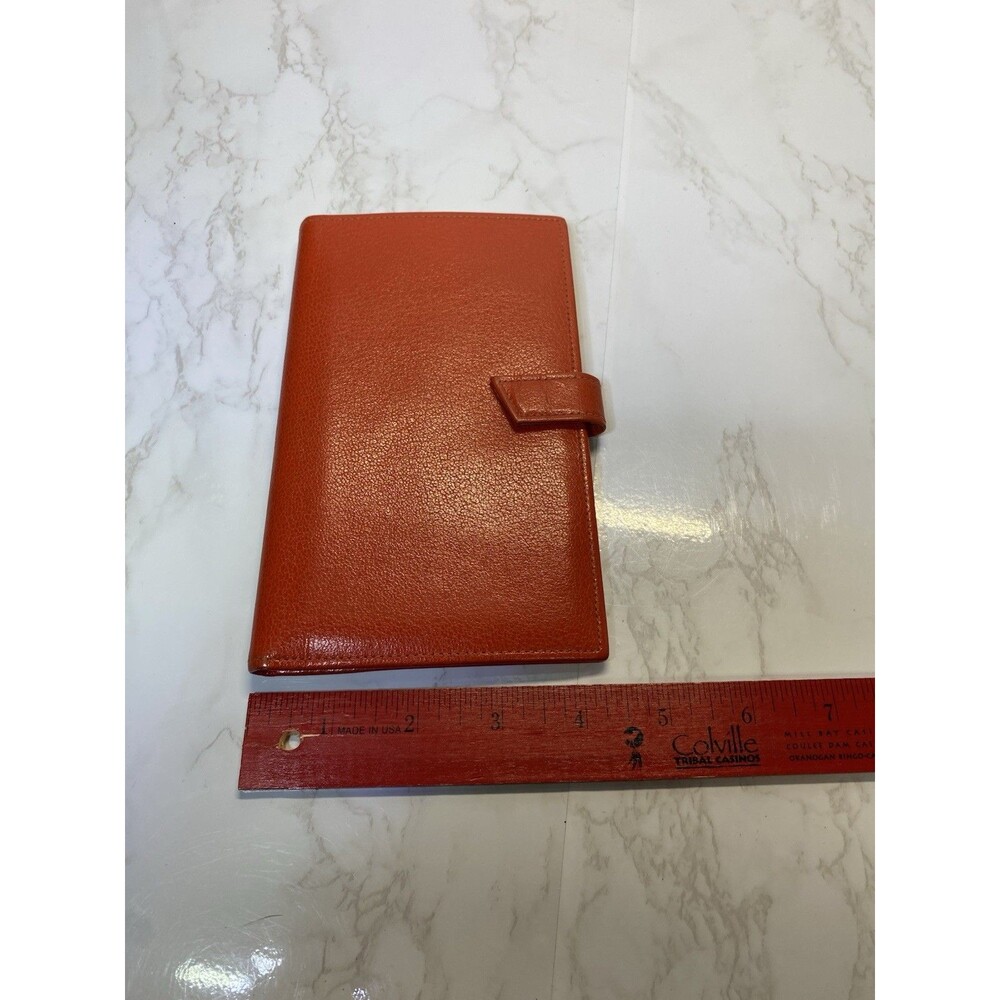 St. Thomas Vintage Honey Kid Red Leather Wallet READ